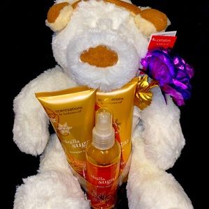 Cute bear w/ vanilla sugar body set